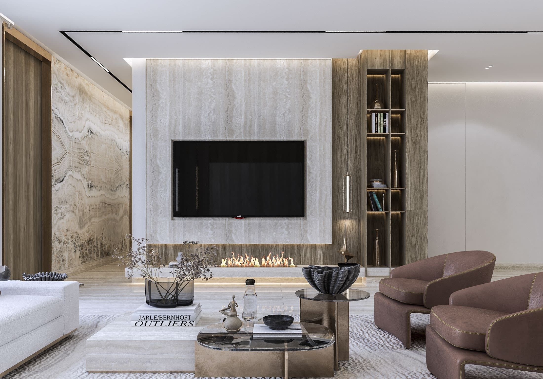 Salam A2 living room · visualisation