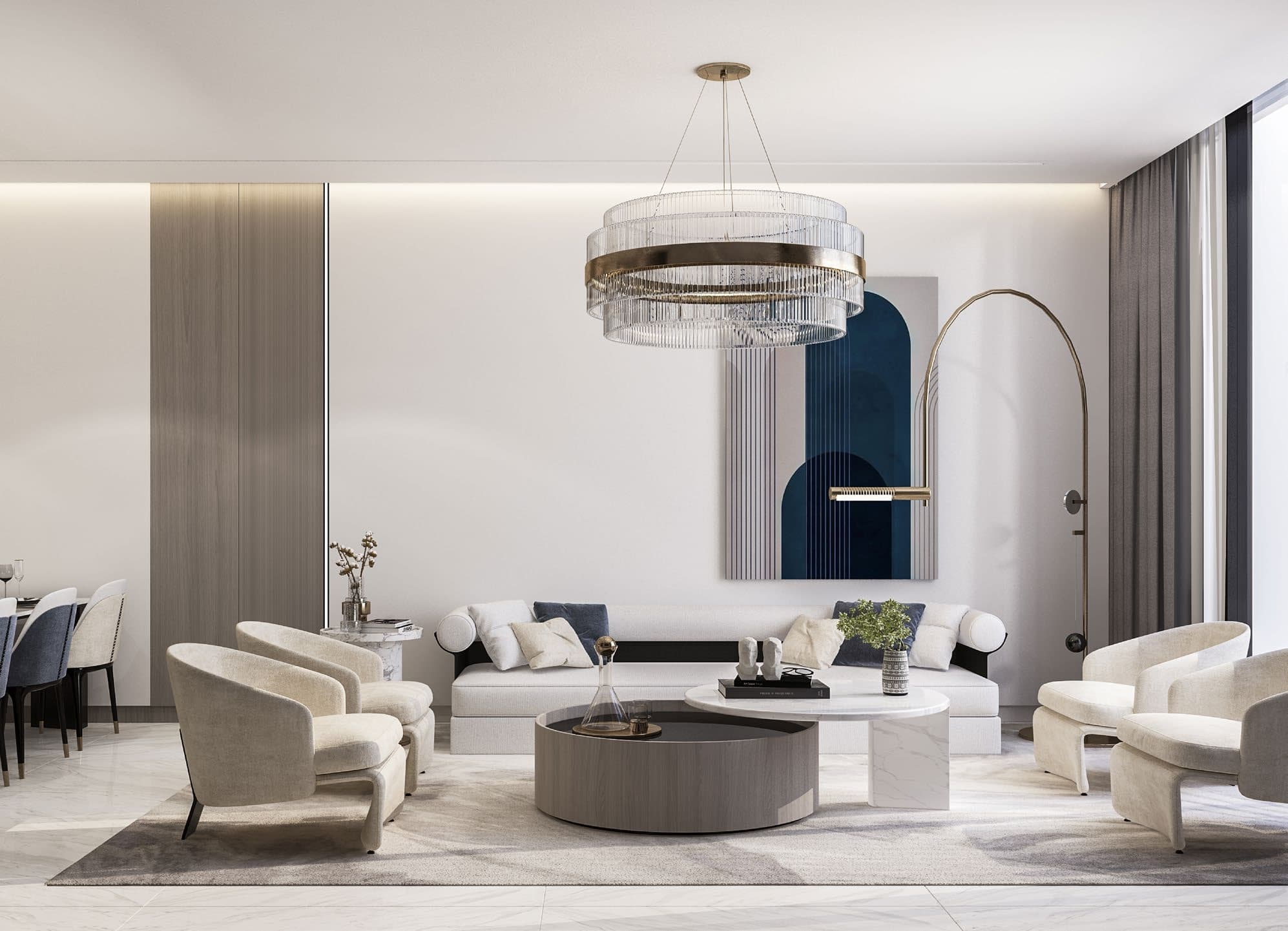 A · Living room · developer visualisation