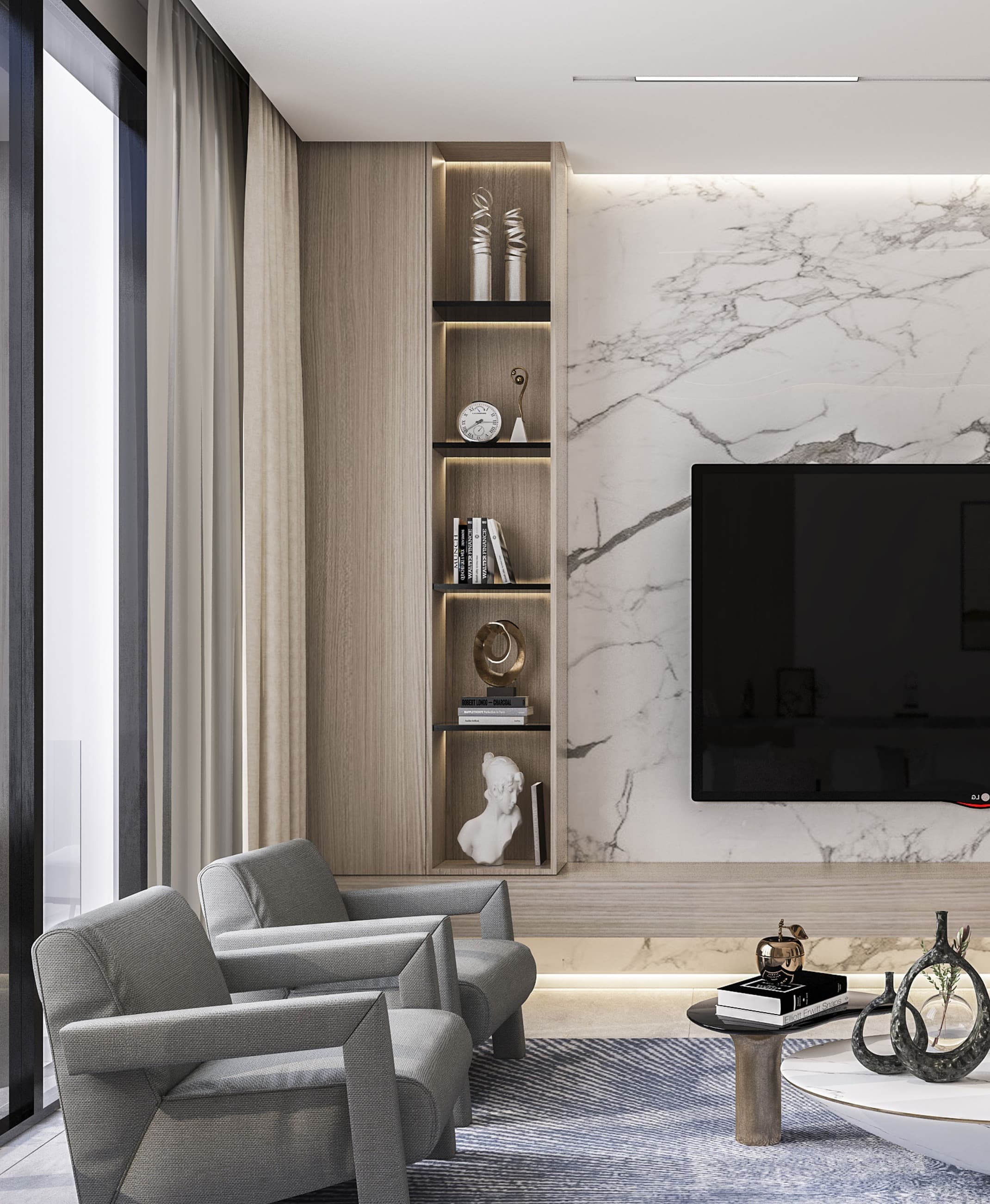 H · Living room · developer visualisation