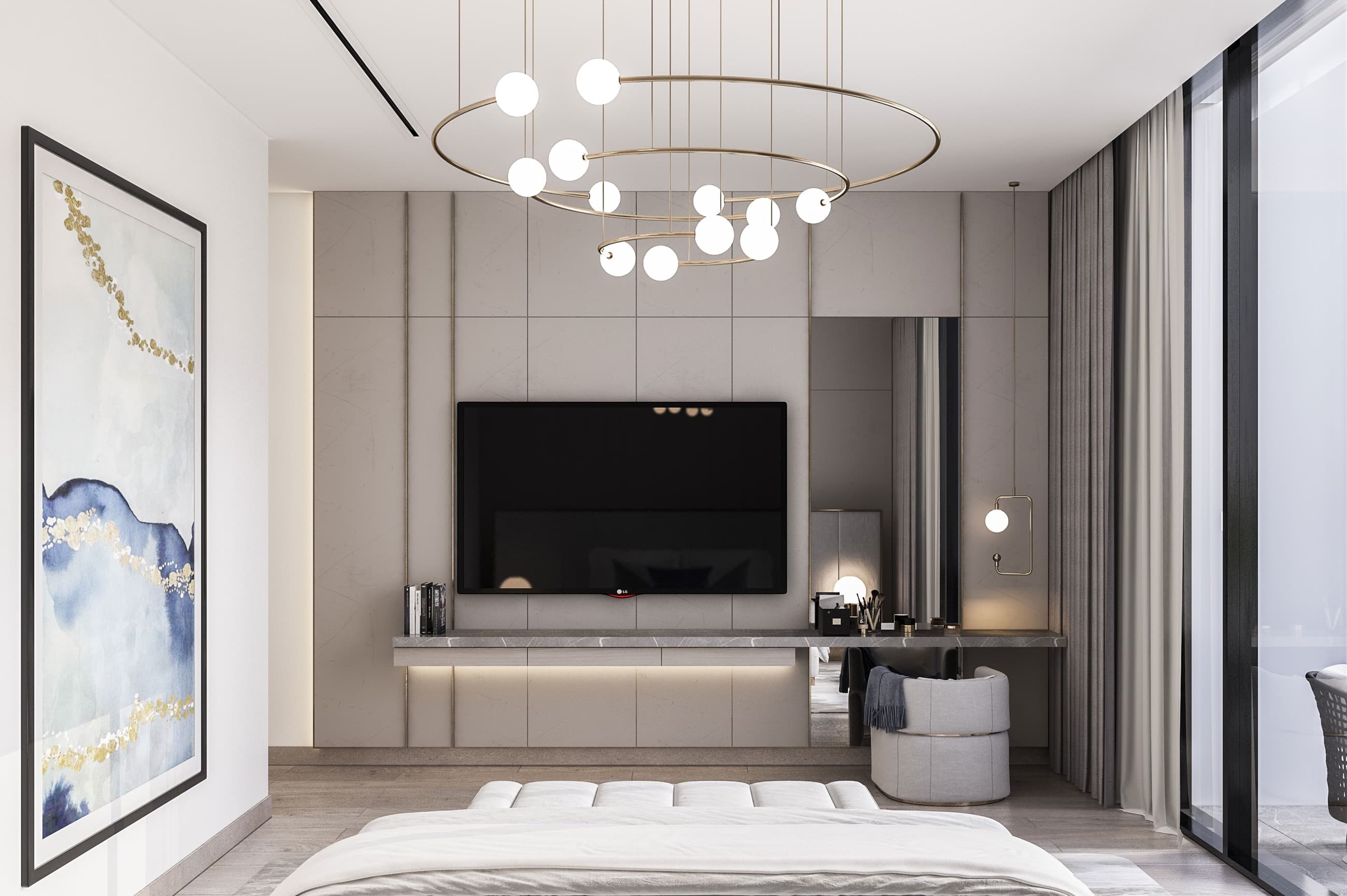 Penthouse · Living room · developer visualisation