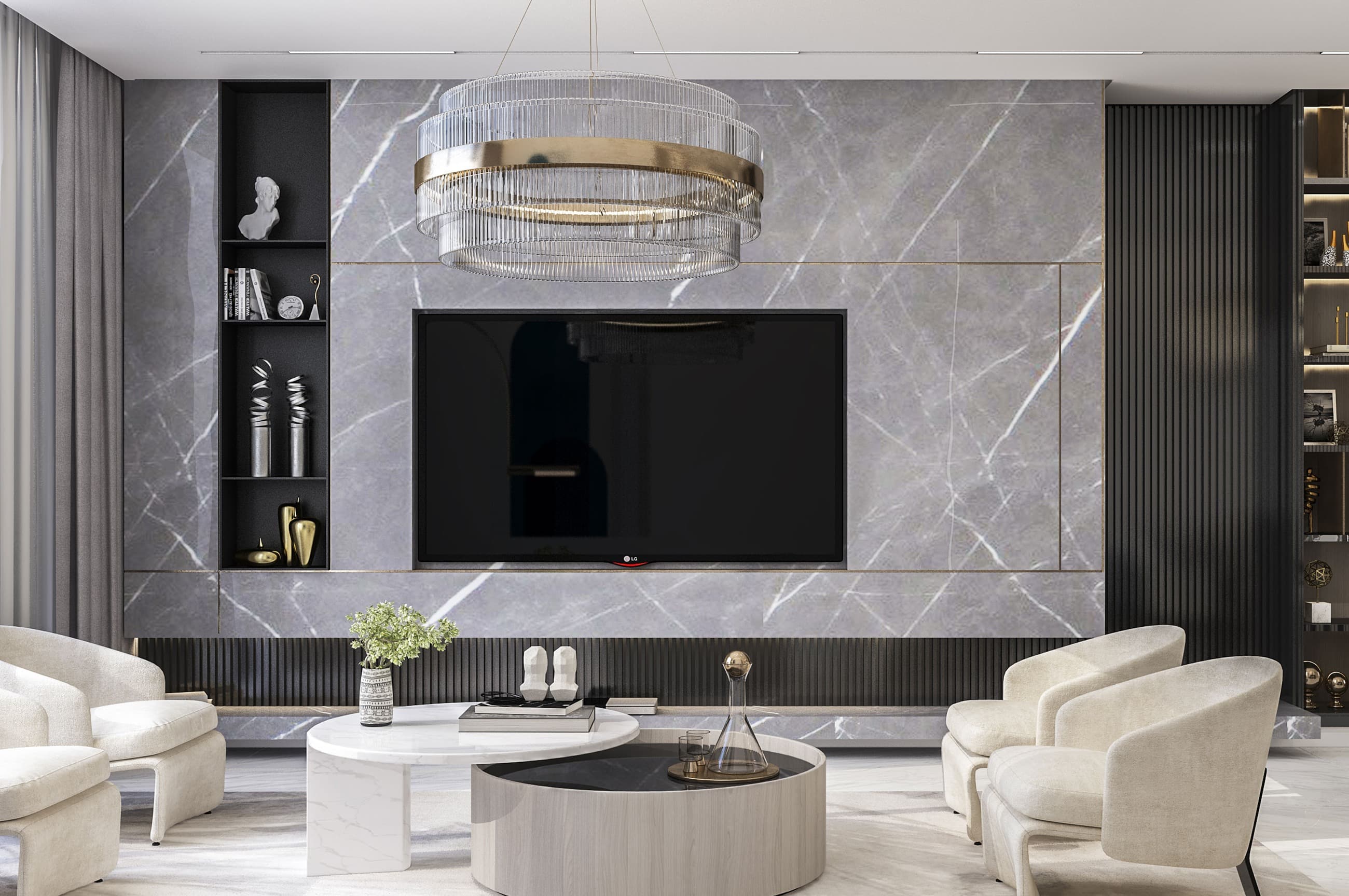 Sky Villa · Living room · developer visualisation
